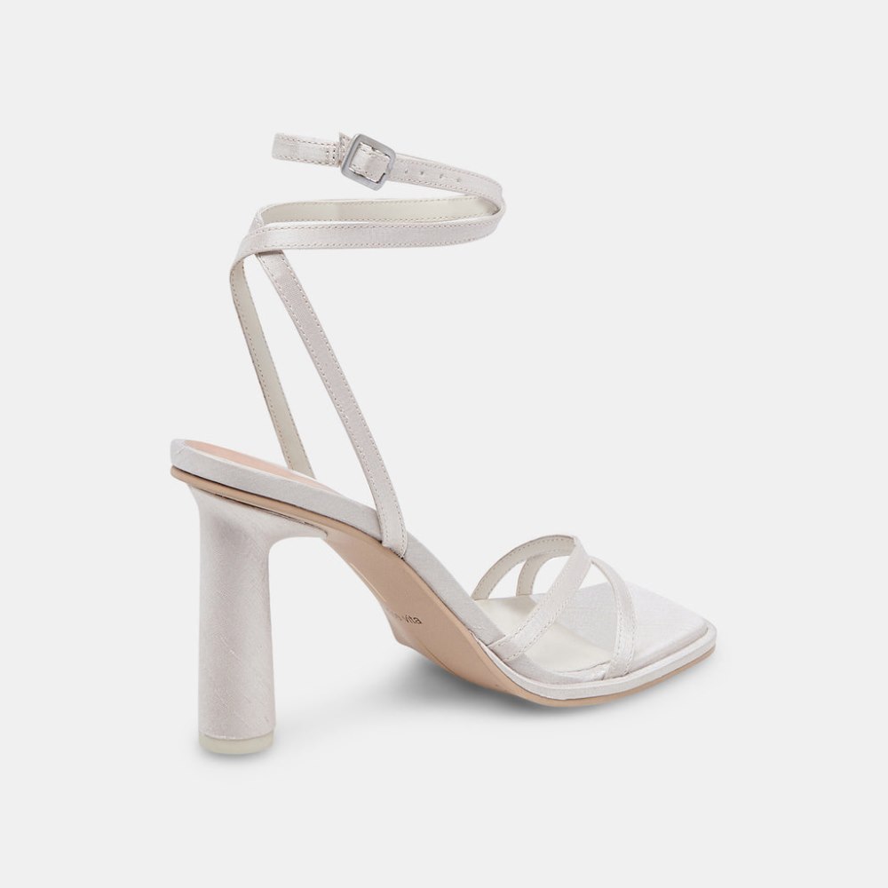 Dolce Vita Disere Heels Off White Satin