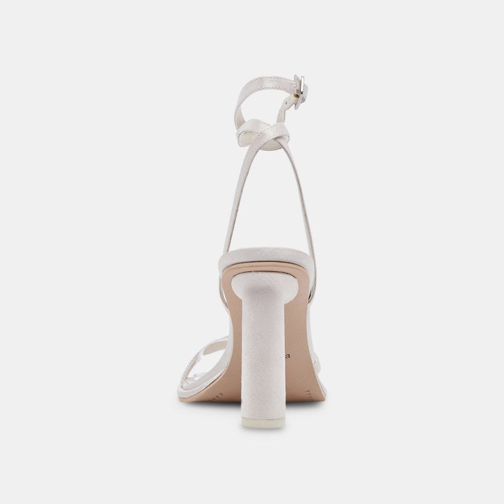 Dolce Vita Disere Heels Off White Satin