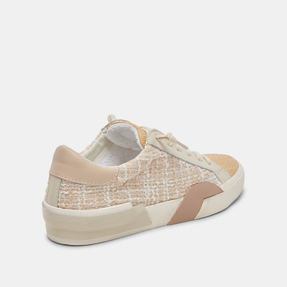 Dolce Vita Zina Sneakers Beige Multi Woven