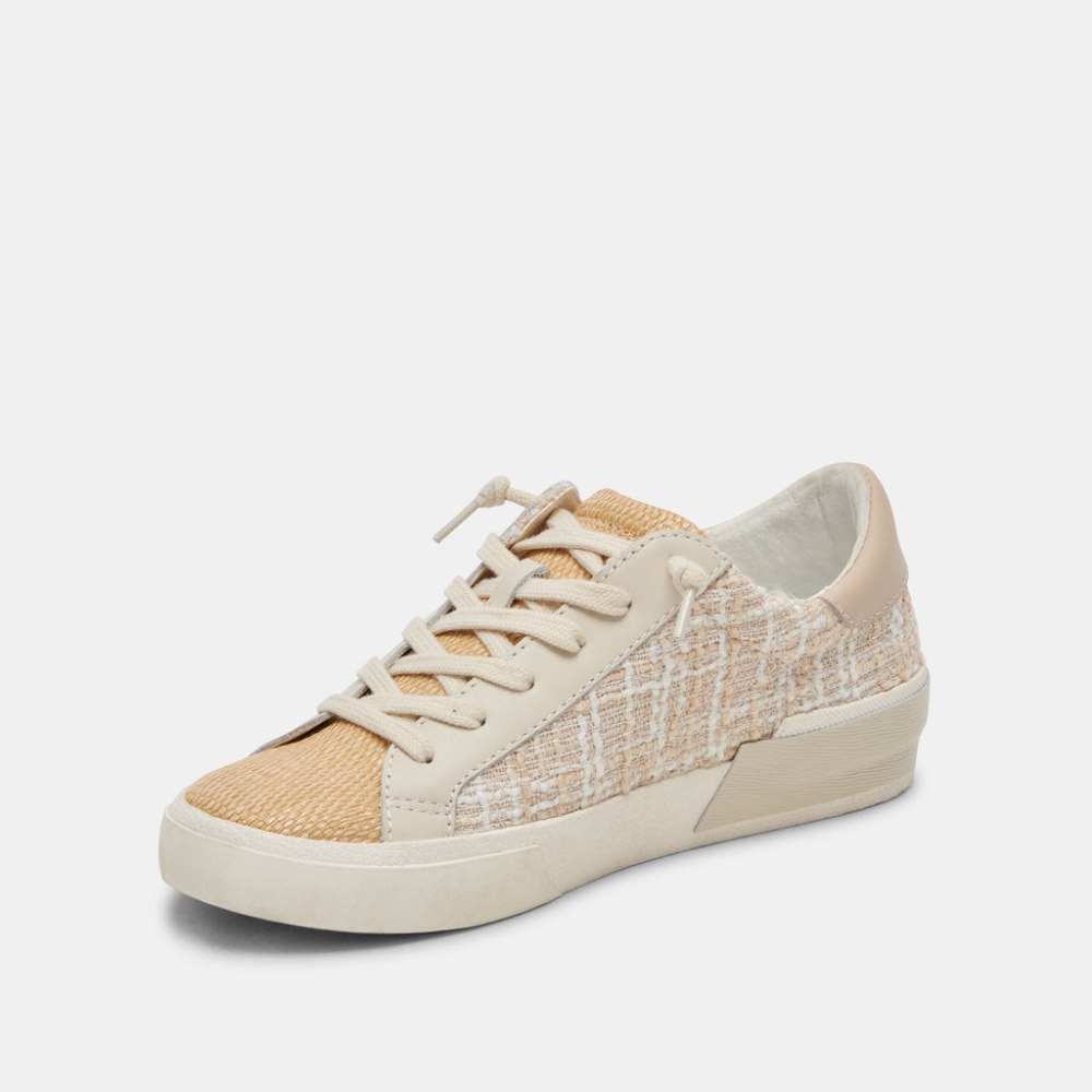 Dolce Vita Zina Sneakers Beige Multi Woven