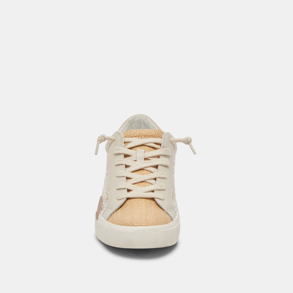 Dolce Vita Zina Sneakers Beige Multi Woven