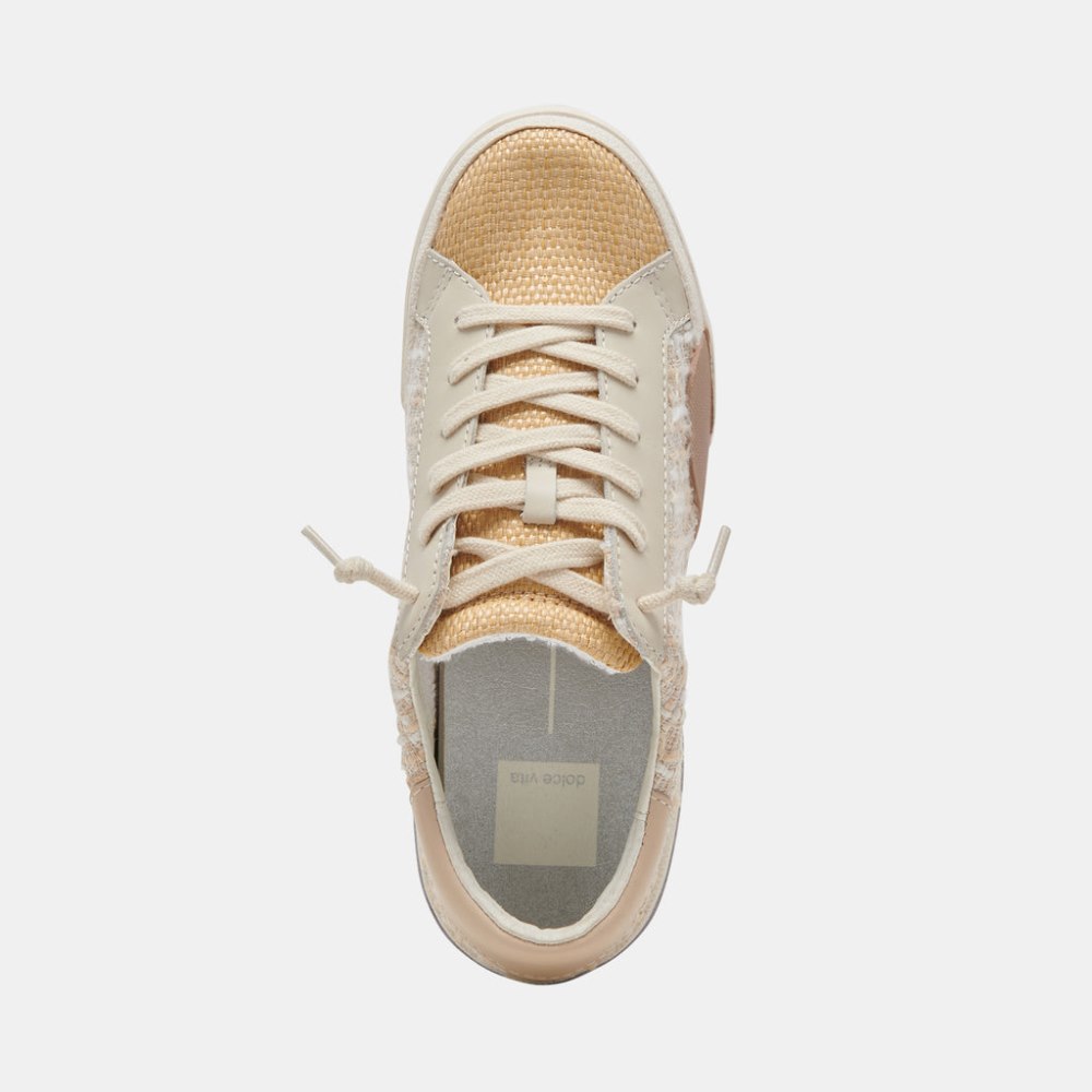 Dolce Vita Zina Sneakers Beige Multi Woven