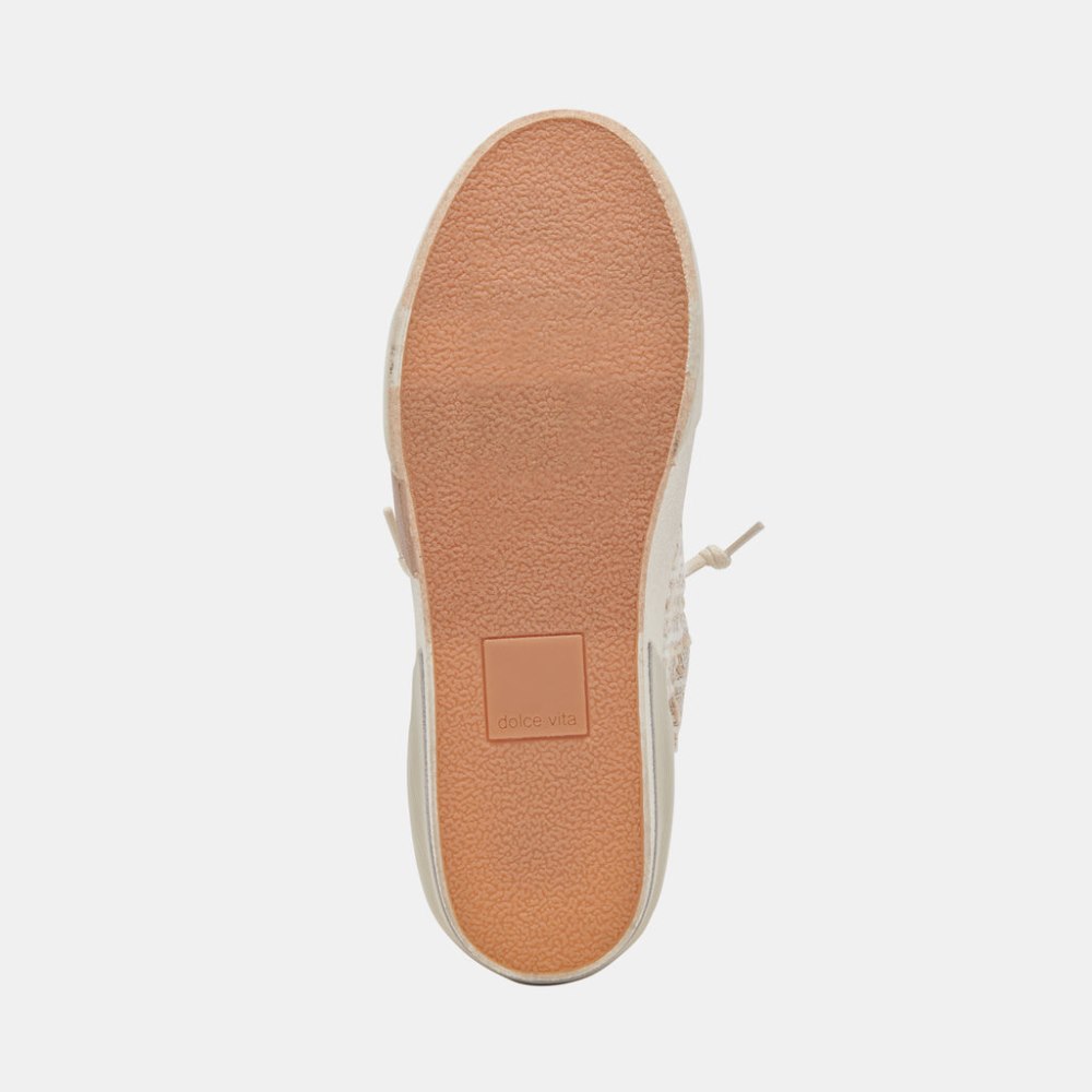 Dolce Vita Zina Sneakers Beige Multi Woven