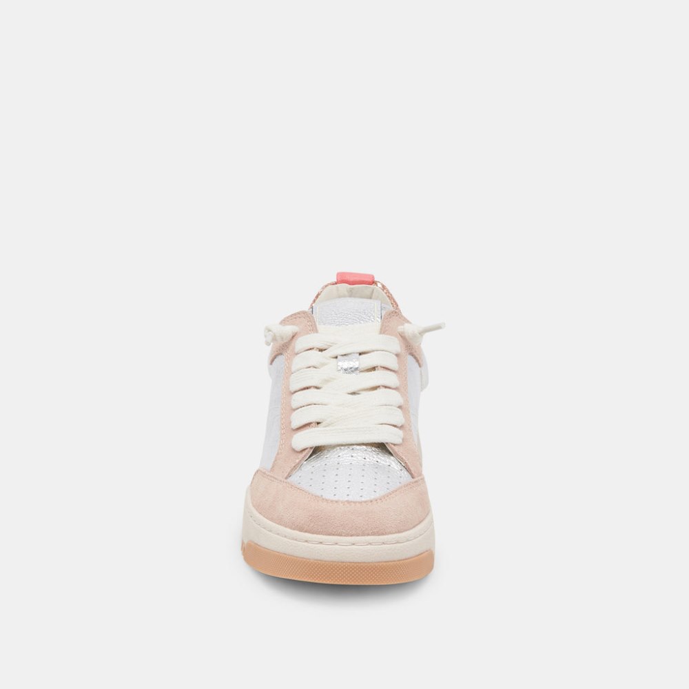 Dolce Vita Calil Sneakers Blush Multi Metallic Leather