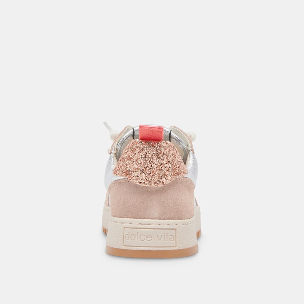 Dolce Vita Calil Sneakers Blush Multi Metallic Leather