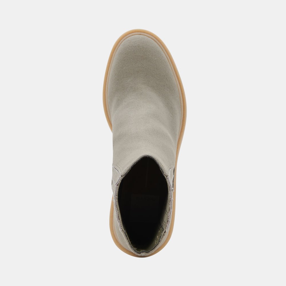 Dolce Vita Caster Booties Sage Canvas
