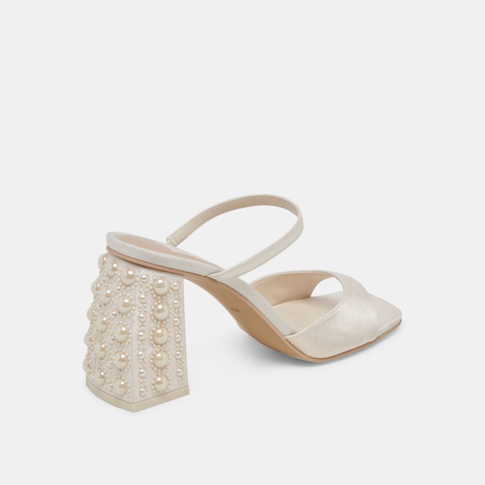 Dolce Vita Jemmy Pearl Heels Vanilla Silk