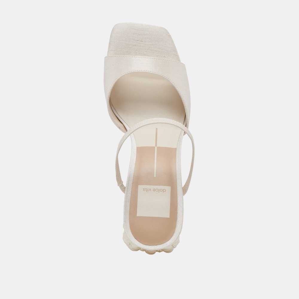Dolce Vita Jemmy Pearl Heels Vanilla Silk