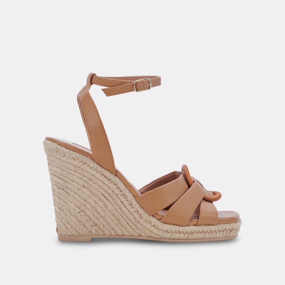 Dolce Vita Maze Wedges Luggage Leather