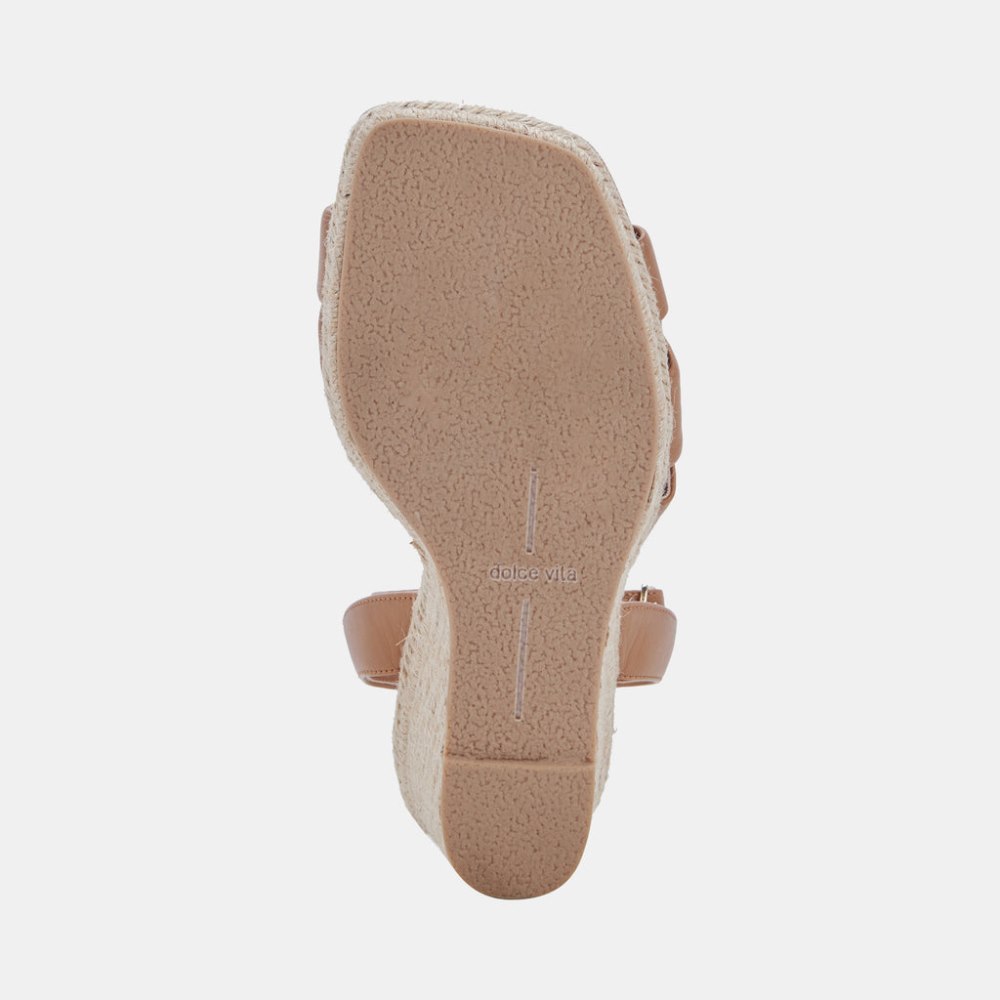 Dolce Vita Maze Wedges Luggage Leather