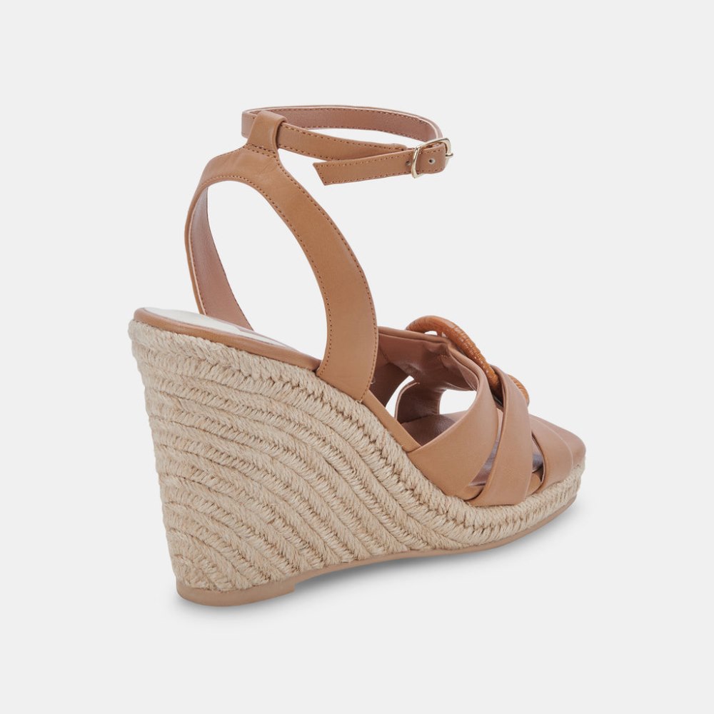 Dolce Vita Maze Wedges Luggage Leather