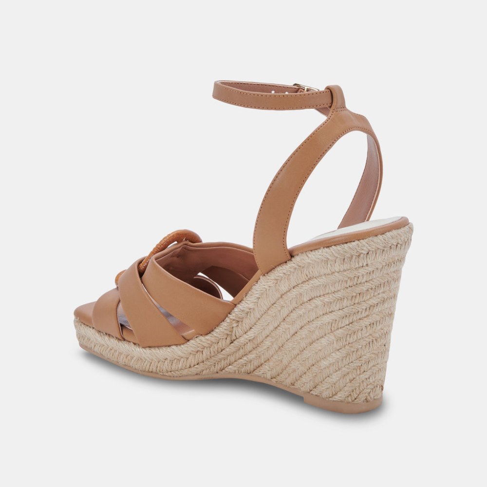 Dolce Vita Maze Wedges Luggage Leather