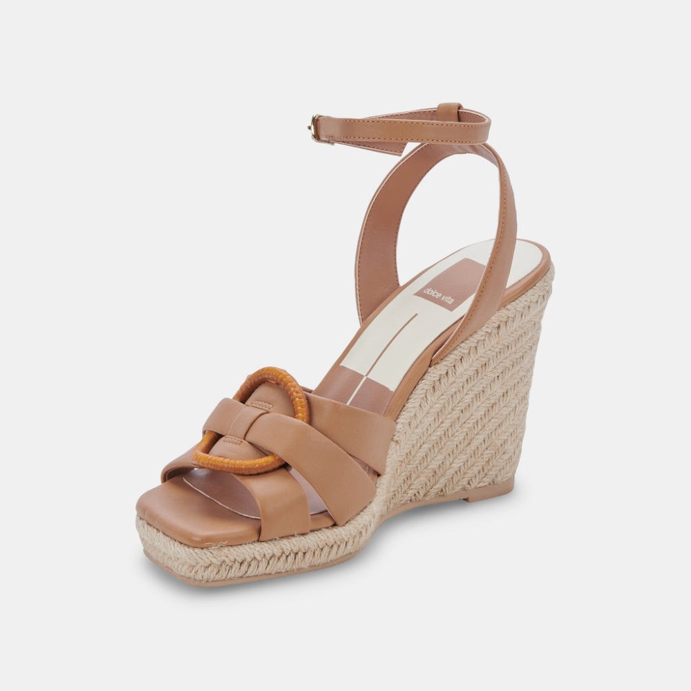 Dolce Vita Maze Wedges Luggage Leather