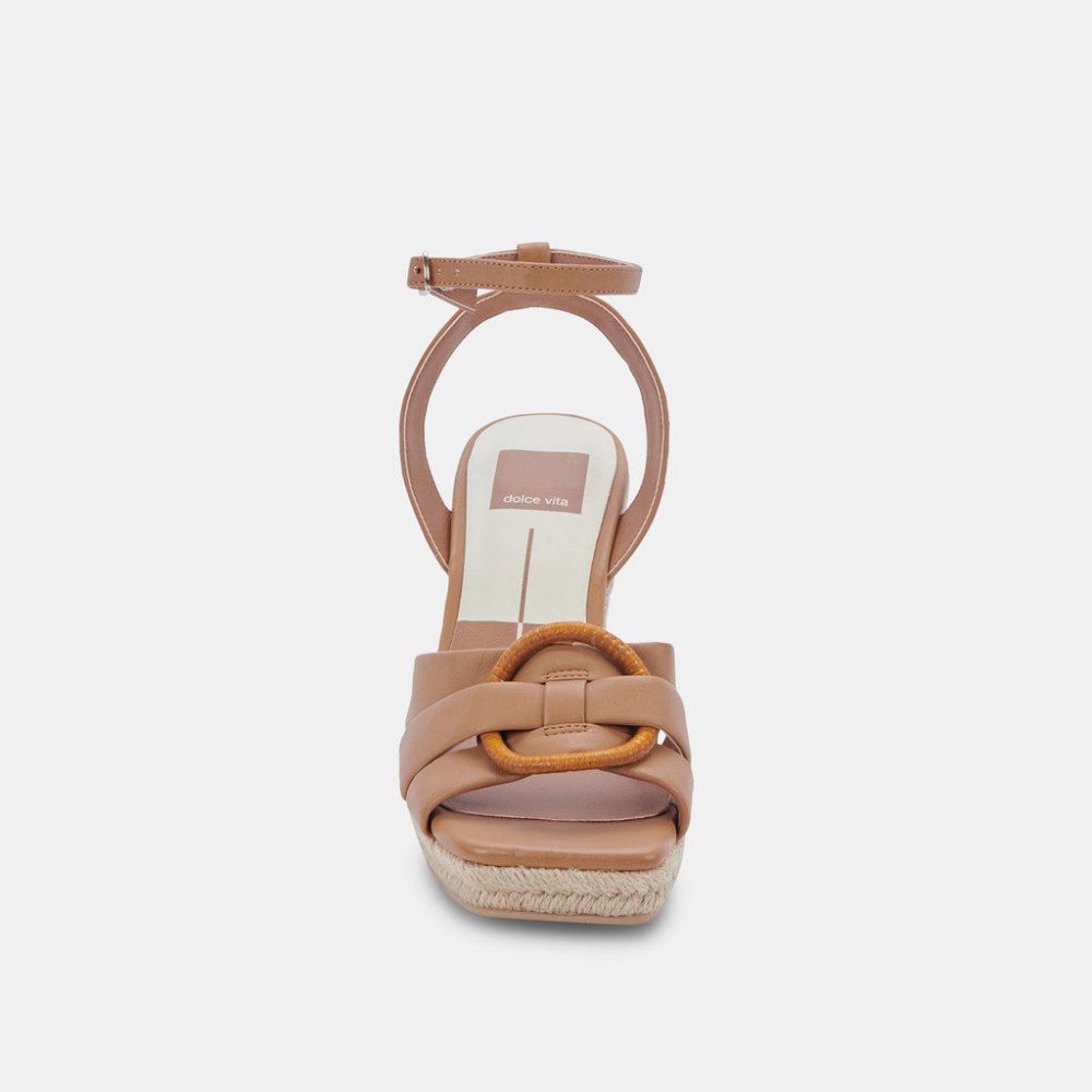 Dolce Vita Maze Wedges Luggage Leather
