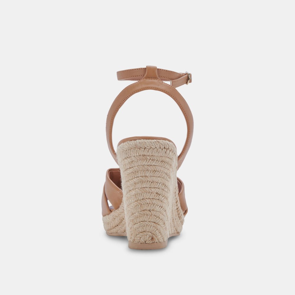 Dolce Vita Maze Wedges Luggage Leather