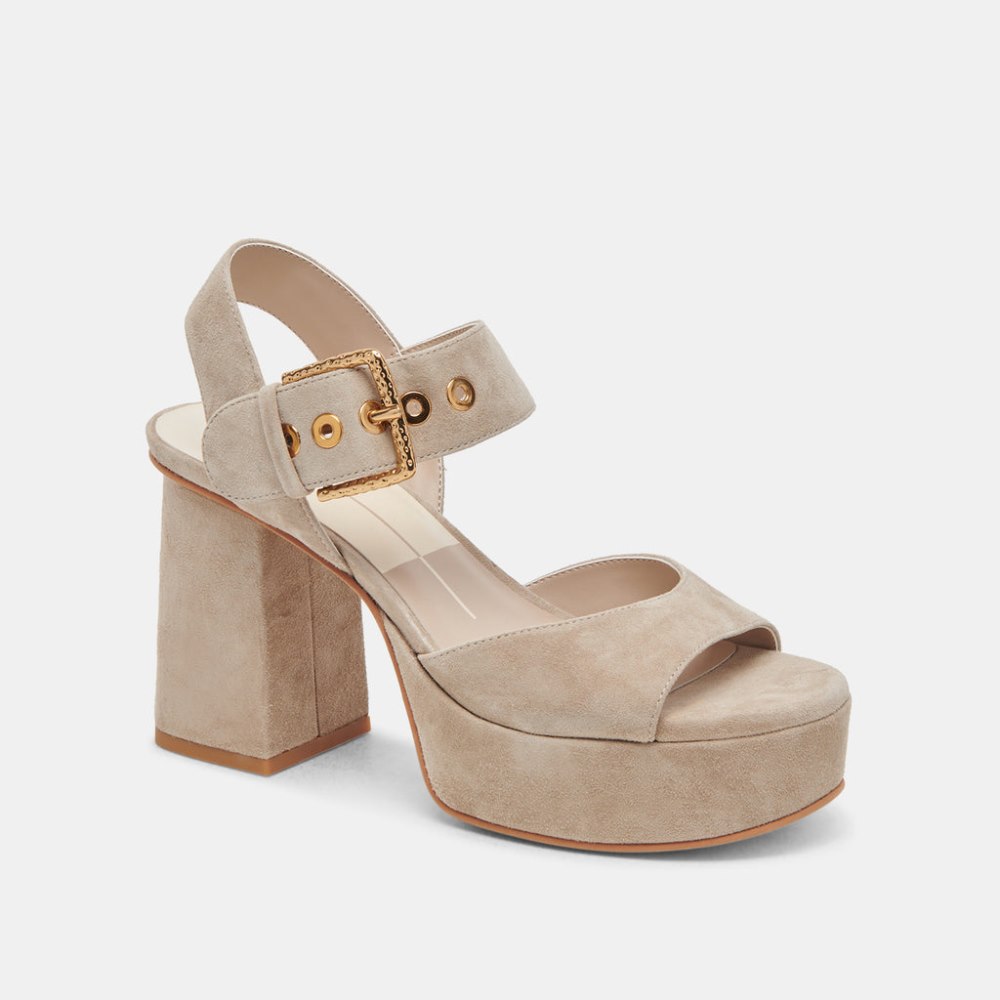 Dolce Vita Bobby Heels Almond Suede