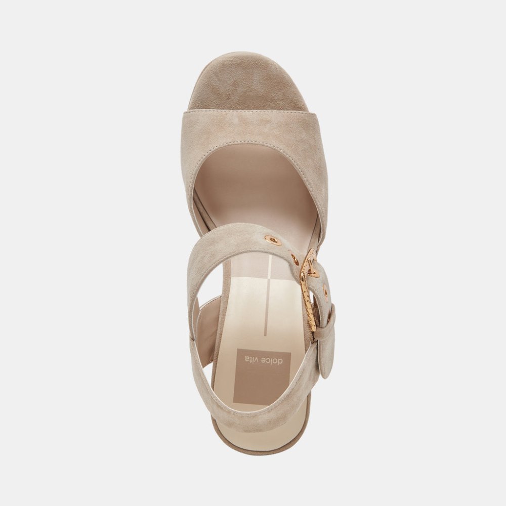 Dolce Vita Bobby Heels Almond Suede