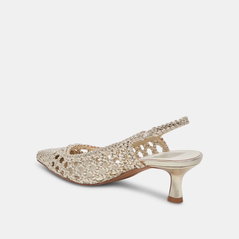 Dolce Vita Olympa Heels Light Gold Metallic Stella