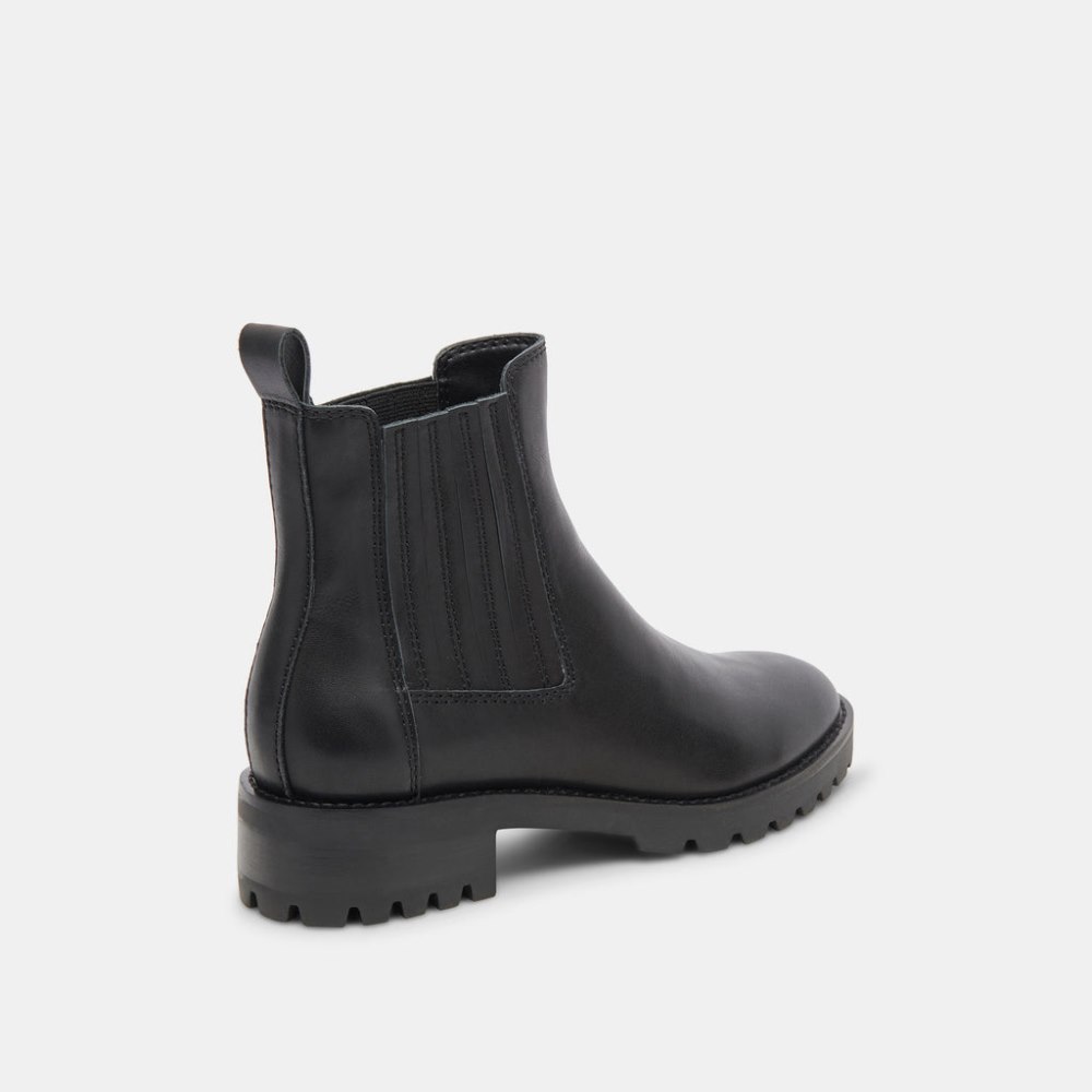 Dolce Vita Fraya H2o Booties Black Leather