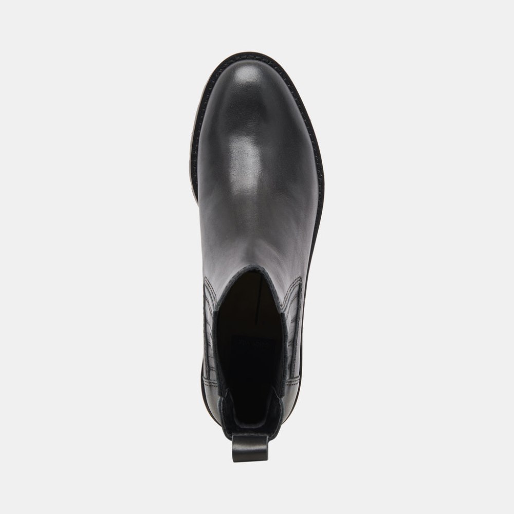 Dolce Vita Fraya H2o Booties Black Leather
