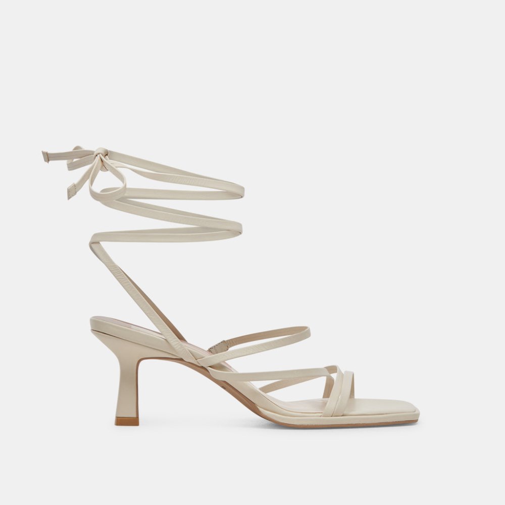 Dolce Vita Malabo Heels Ivory Leather