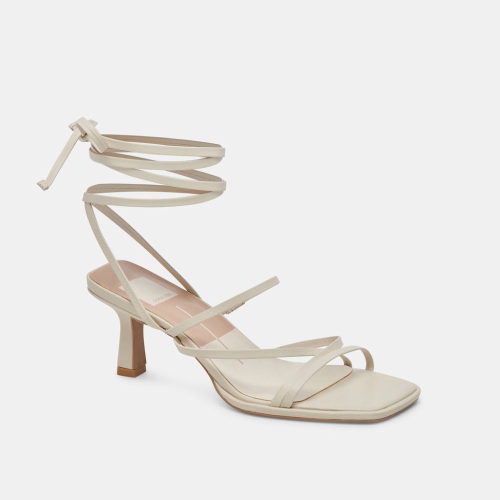 Dolce Vita Malabo Heels Ivory Leather