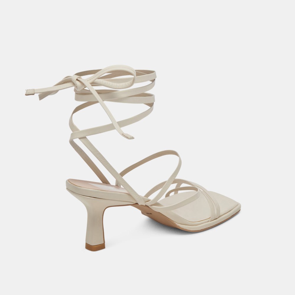 Dolce Vita Malabo Heels Ivory Leather