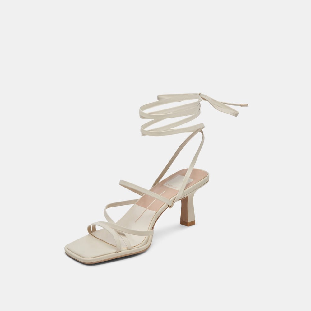 Dolce Vita Malabo Heels Ivory Leather