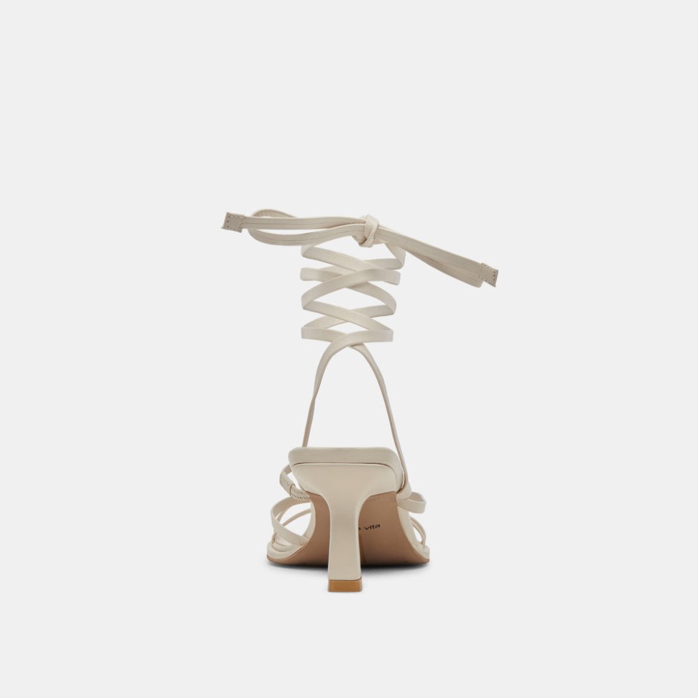Dolce Vita Malabo Heels Ivory Leather