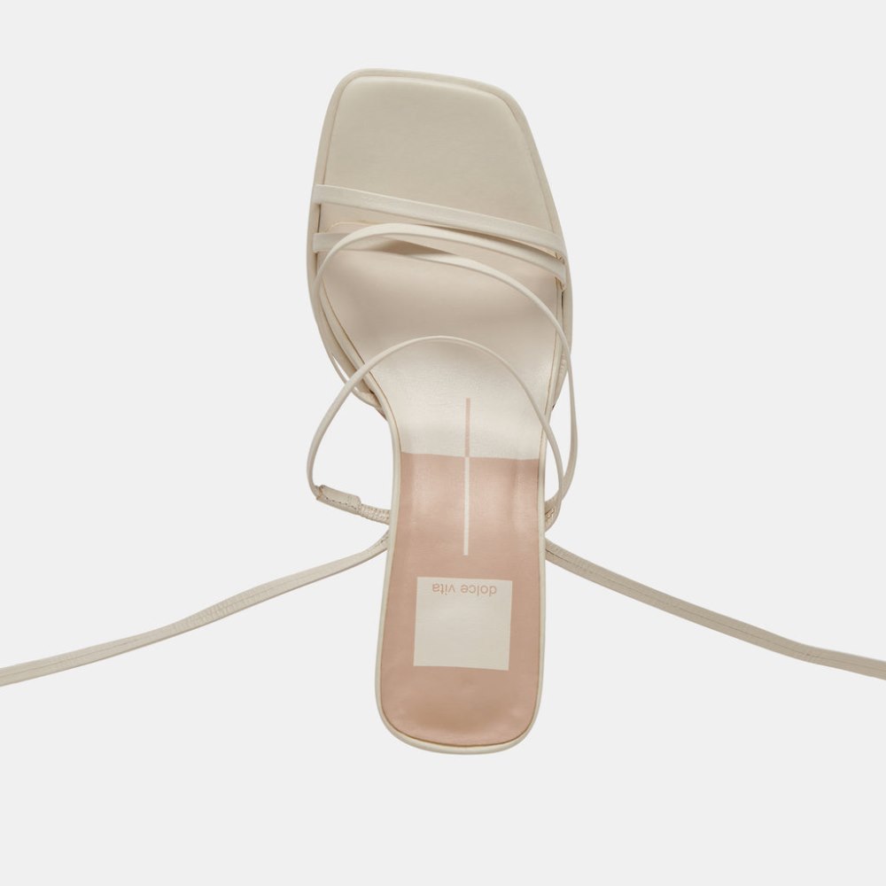 Dolce Vita Malabo Heels Ivory Leather