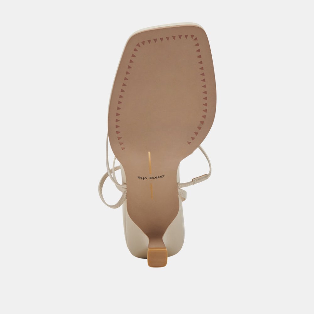 Dolce Vita Malabo Heels Ivory Leather
