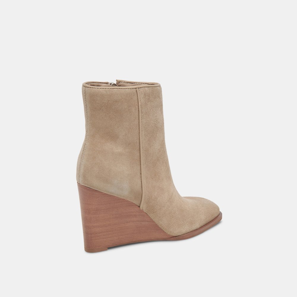 Dolce Vita Susann Booties Almond Suede