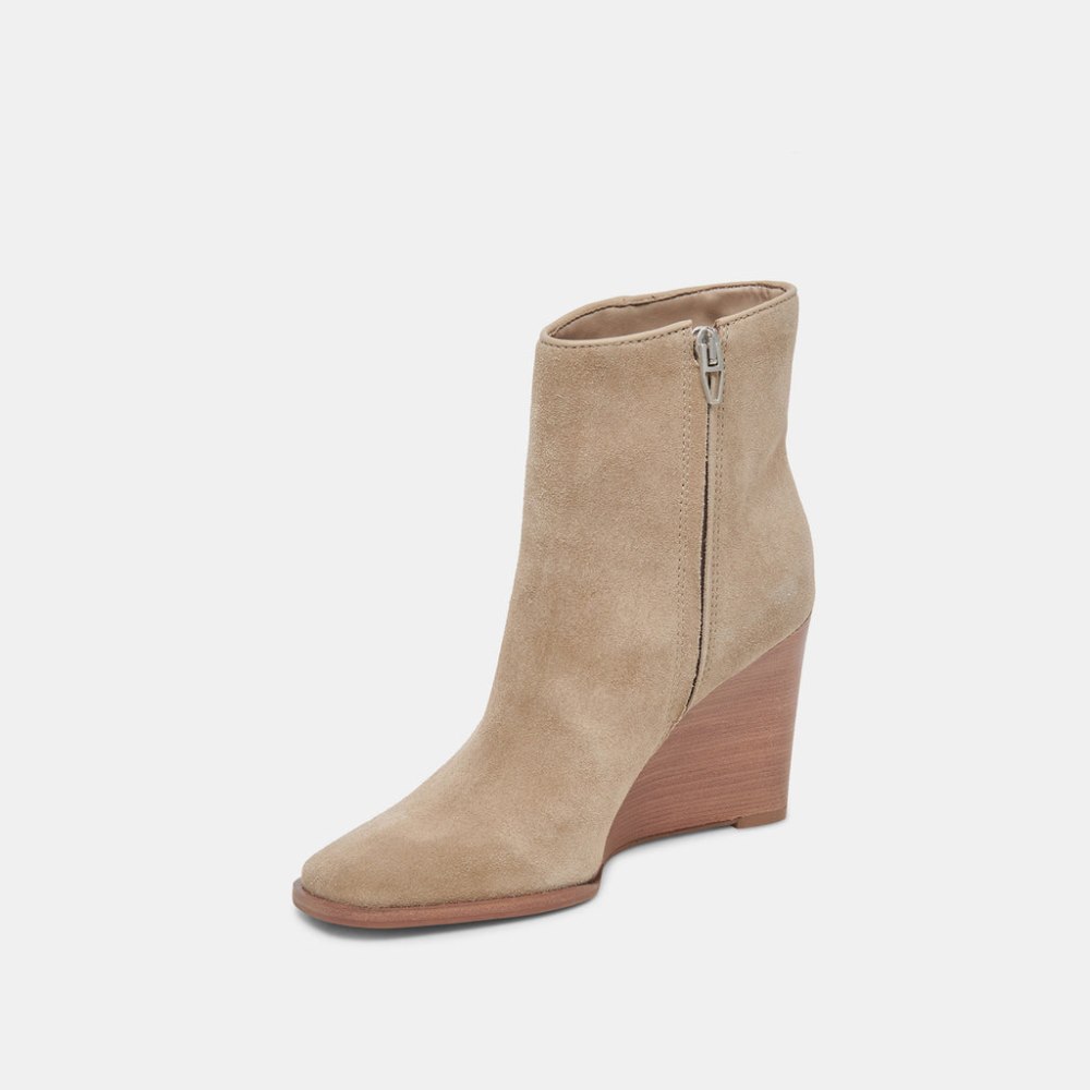 Dolce Vita Susann Booties Almond Suede