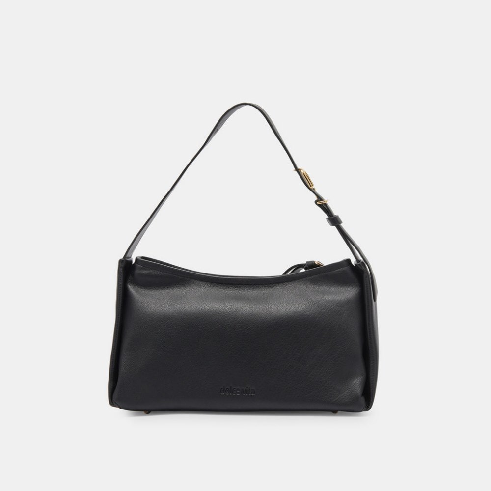 Dolce Vita Audri Shoulder Bag Black Leather