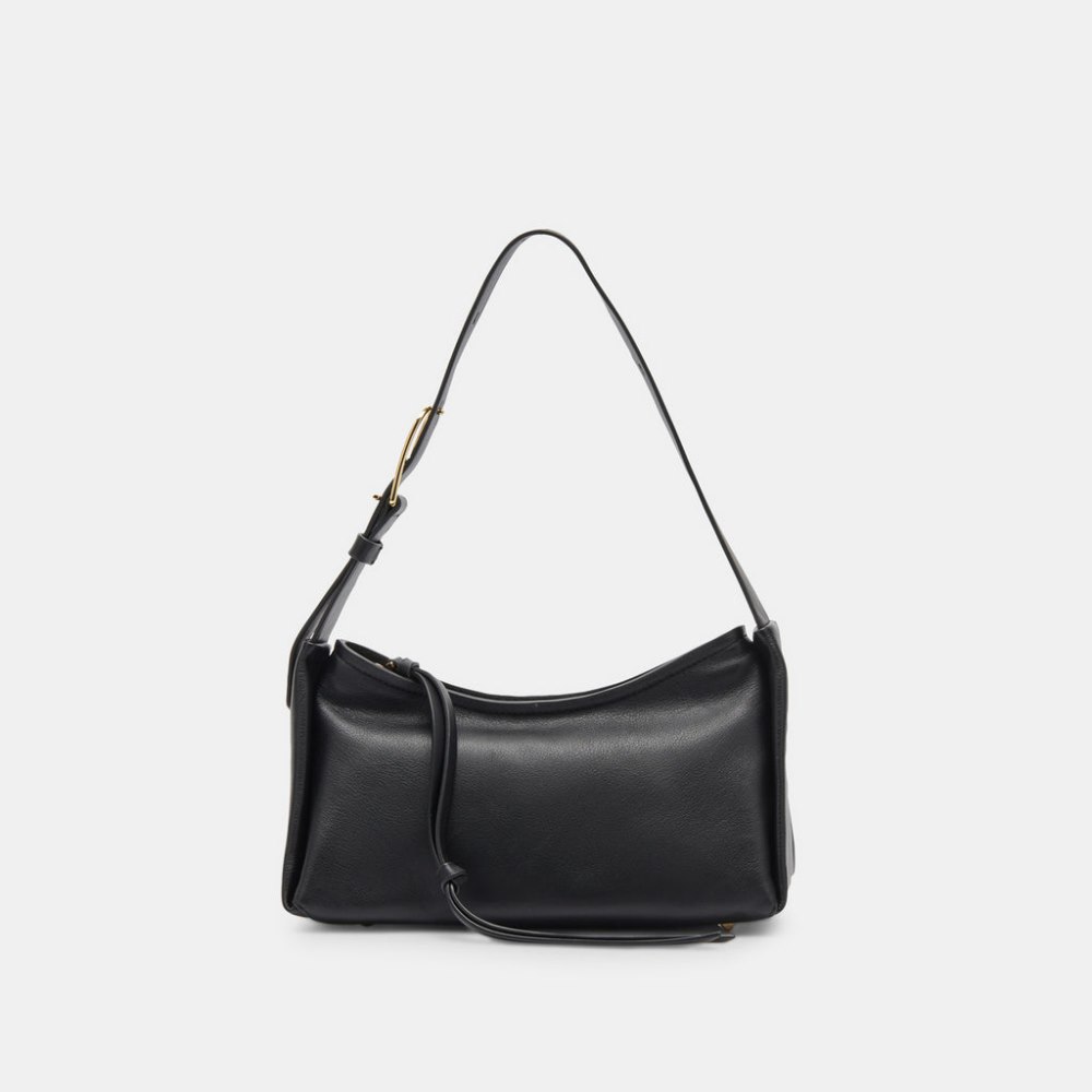 Dolce Vita Audri Shoulder Bag Black Leather