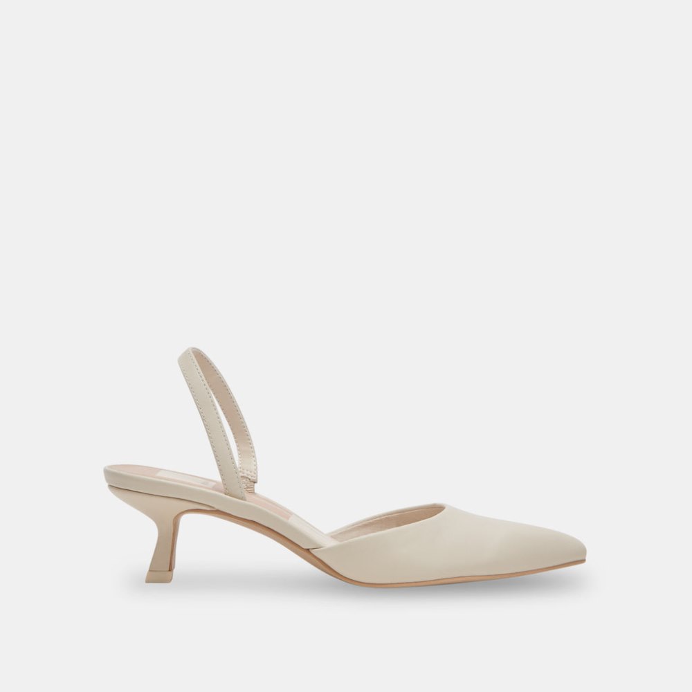 Dolce Vita Corsa Heels Ivory Leather