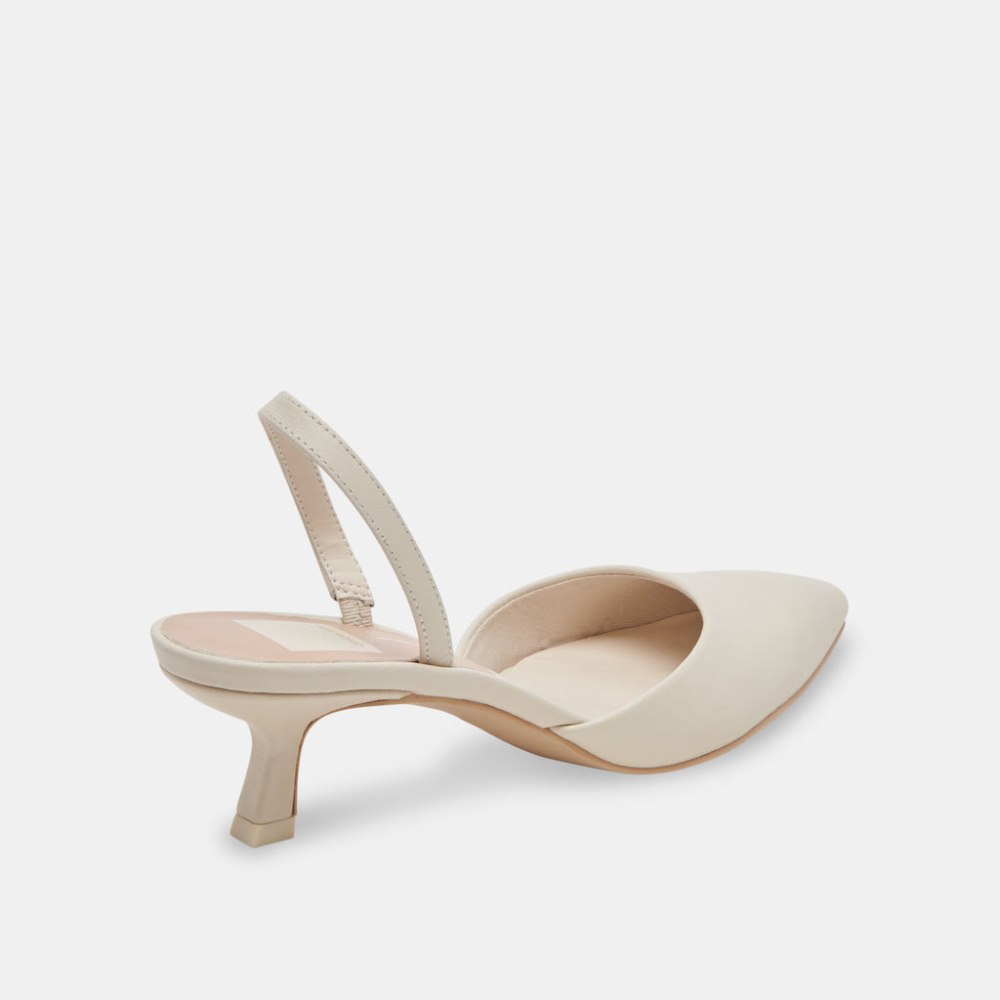 Dolce Vita Corsa Heels Ivory Leather