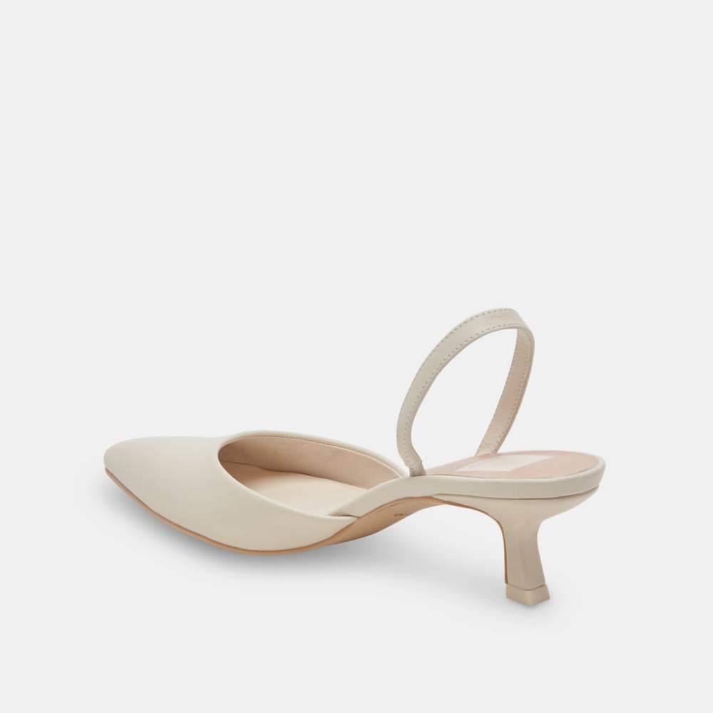 Dolce Vita Corsa Heels Ivory Leather