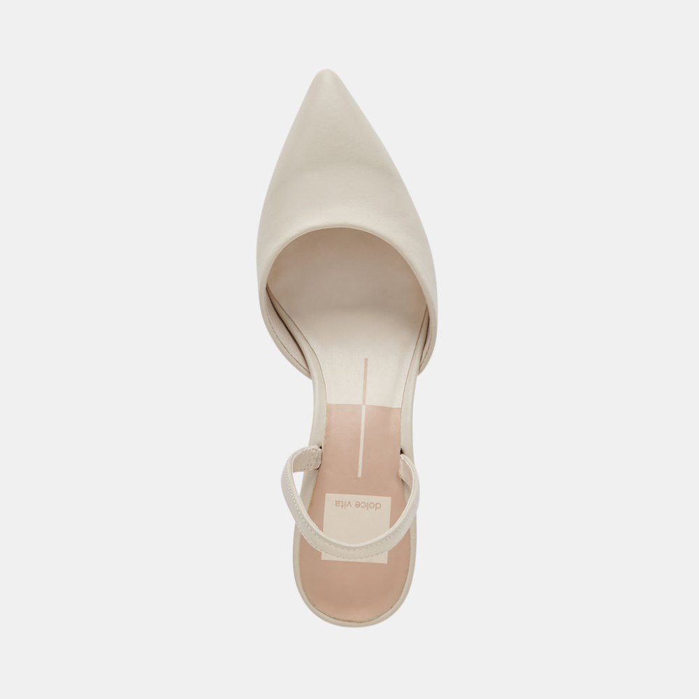 Dolce Vita Corsa Heels Ivory Leather