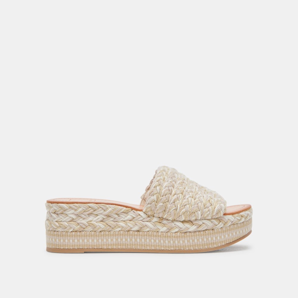 Dolce Vita Pazli Sandals Ivory Multi Woven