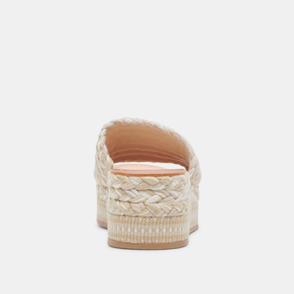 Dolce Vita Pazli Sandals Ivory Multi Woven