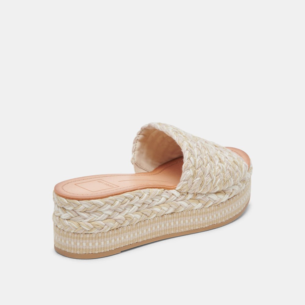 Dolce Vita Pazli Sandals Ivory Multi Woven