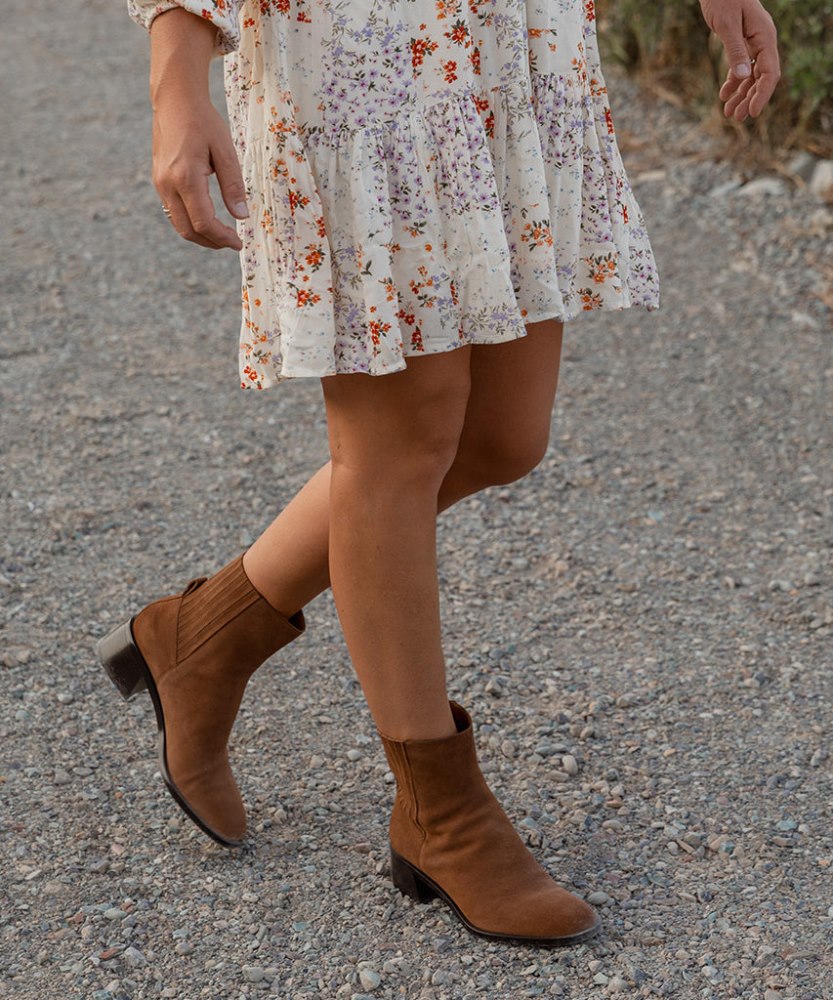 Dolce Vita Linny H2o Wide Boots Brown Suede