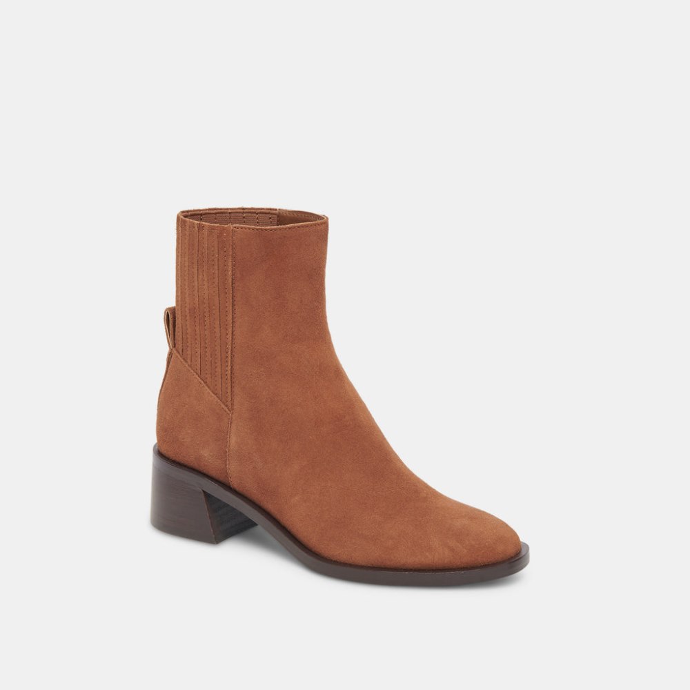 Dolce Vita Linny H2o Wide Boots Brown Suede