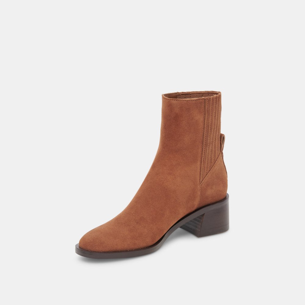 Dolce Vita Linny H2o Wide Boots Brown Suede