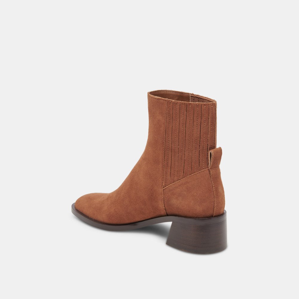Dolce Vita Linny H2o Wide Boots Brown Suede