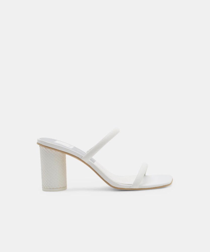 Dolce Vita Noles Heels White Leather