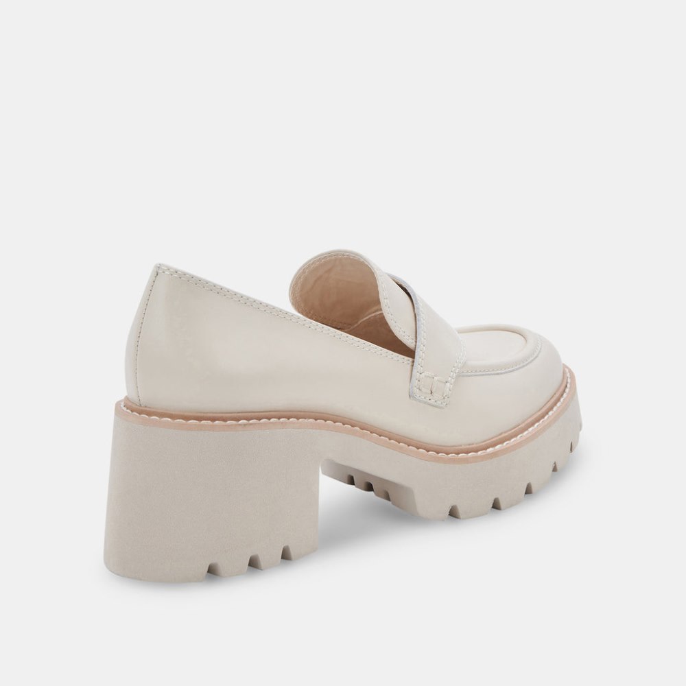 Dolce Vita Halona Loafers Ivory Leather
