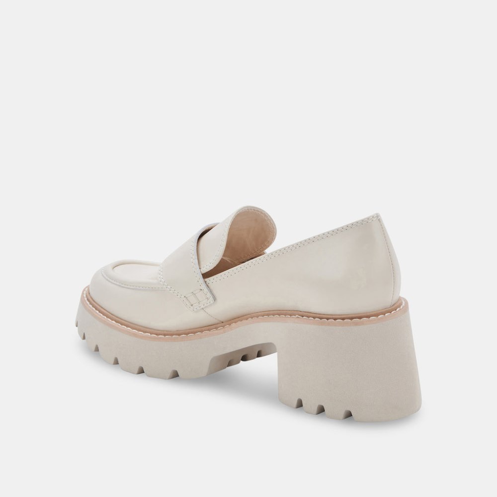 Dolce Vita Halona Loafers Ivory Leather