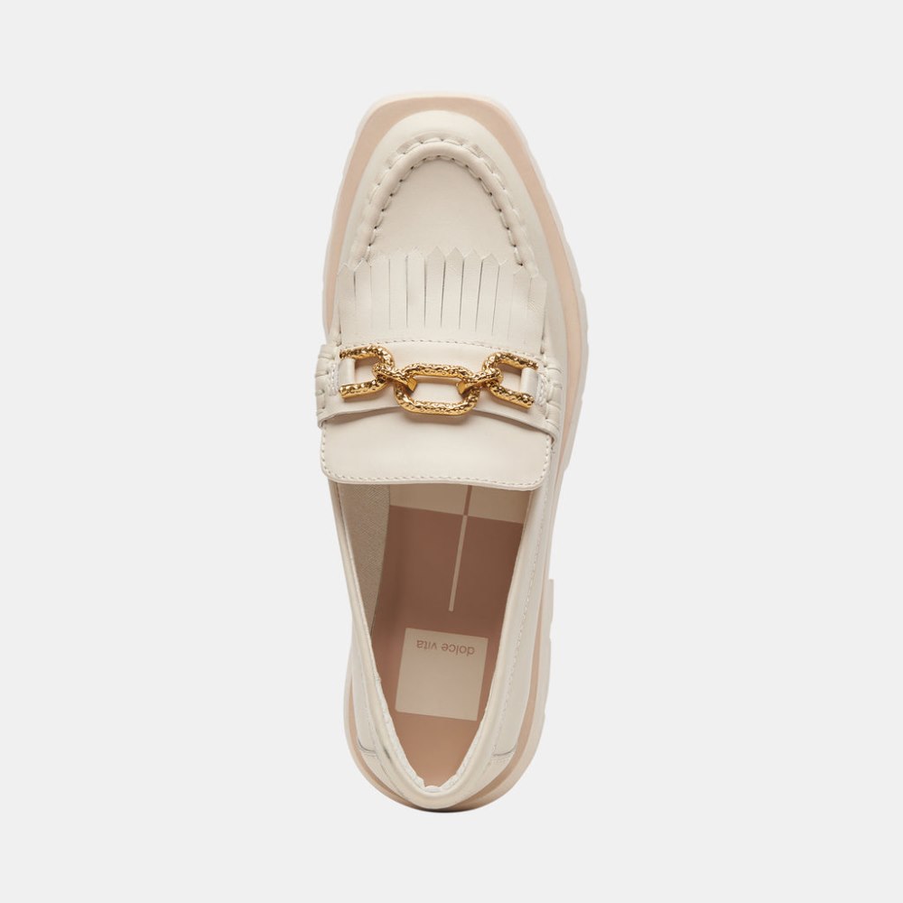 Dolce Vita Erna Flats Ivory Leather